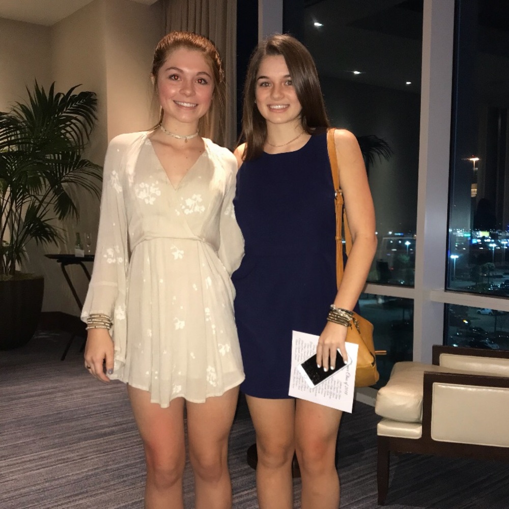 Tan belle sleeved dress with cream flowers